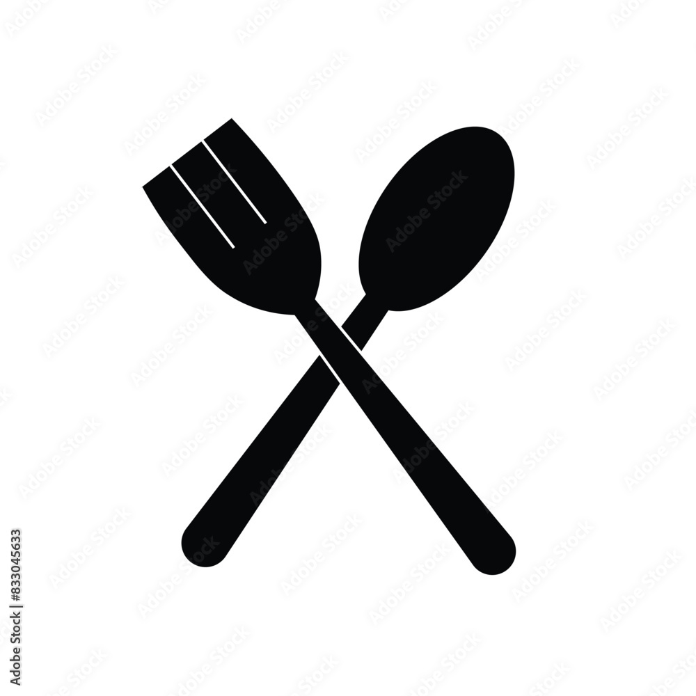 fork and spoon restaurant icon isolated on white background. vector Illustration. eps 10. fork icon. fork and spoon icon. fork and spoon restaurant icon isolated on white background. vector Illustration. eps 10. fork icon. fork and spoon icon.