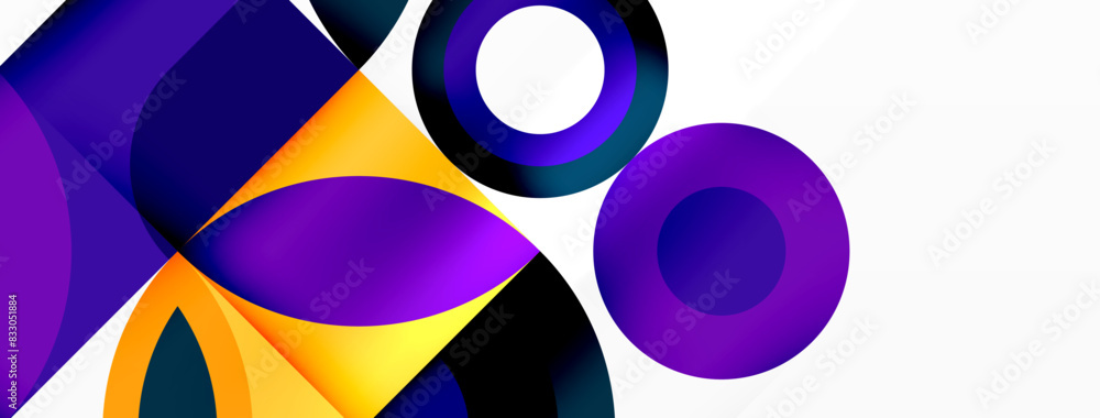 Circles and petals. Geometric beautiful abstract minimal template for Wallpaper, Banner, Background, Card, Book Illustration, landing page Circles and petals. Geometric beautiful abstract minimal template for Wallpaper, Banner, Background, Card, Book Illustration, landing page