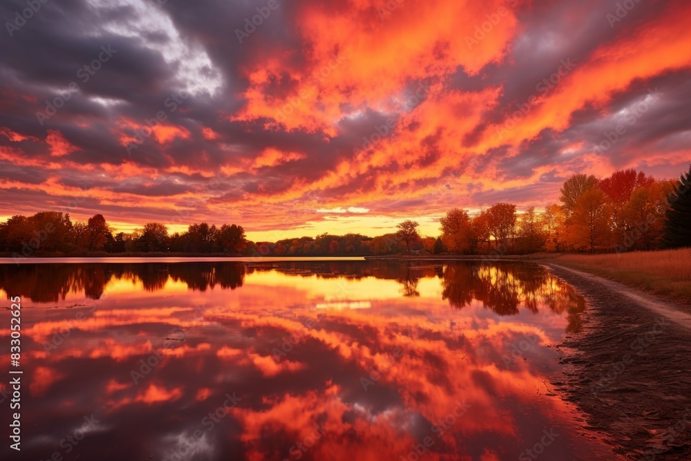Autumn skies - Generative AI Autumn skies - Generative AI