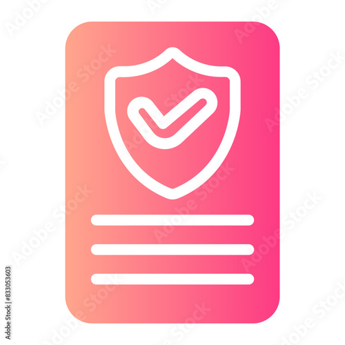 data security gradient icon