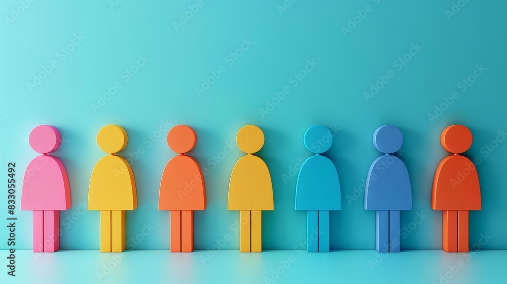 Gender Diversity Figures of different genders, symbolizing gender inclusion and balance Gender Diversity Figures of different genders, symbolizing gender inclusion and balance