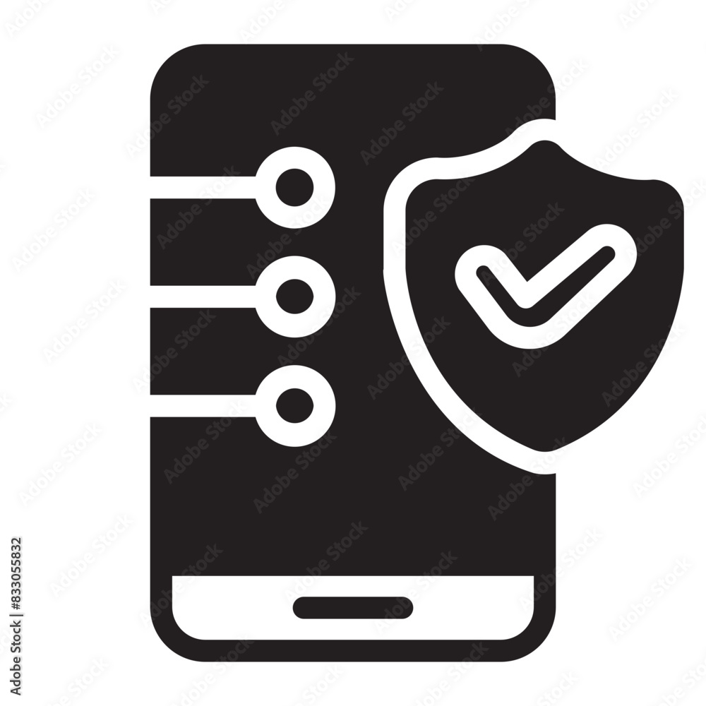 security services glyph icon security services glyph icon