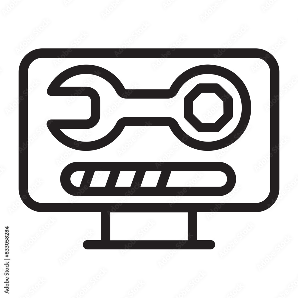 maintenance line icon maintenance line icon