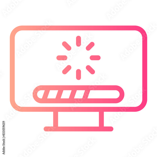 loading gradient icon