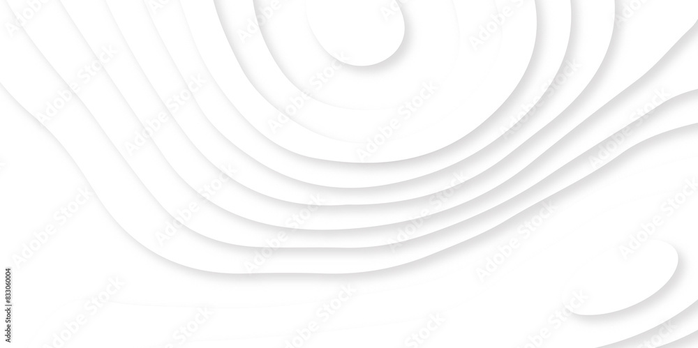 Topographic canyon geometric map relief texture with curved layers and shadow. minimal topography map light element shadow landscape. Vector abstract white paper cut banner. Abstract background vector Topographic canyon geometric map relief texture with curved layers and shadow. minimal topography map light element shadow landscape. Vector abstract white paper cut banner. Abstract background vector