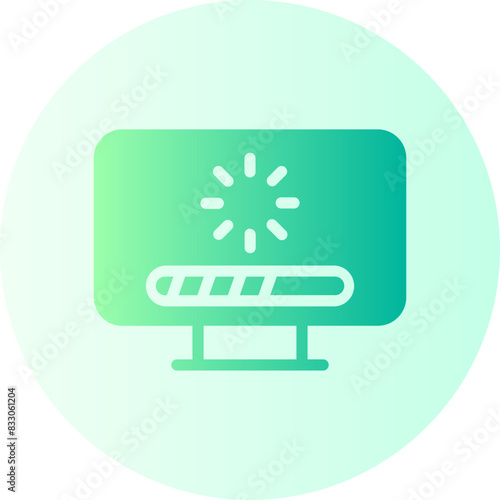 loading gradient icon