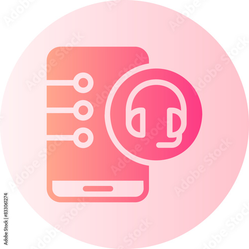 online support gradient icon