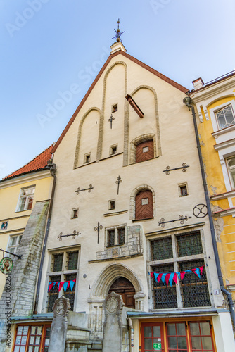 Fotografie Hopneri Maja in the old town of Tallinn, Estonia