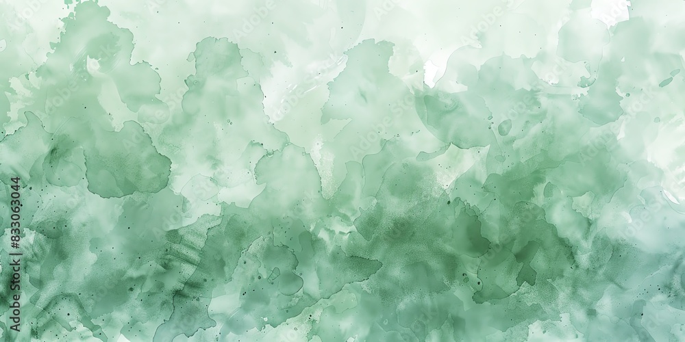 Abstract green watercolor background. Abstract green watercolor background.