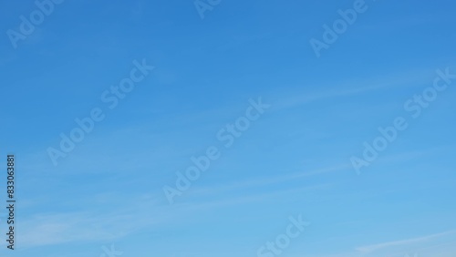 Photography A vast, clear blue sky with no visible clouds