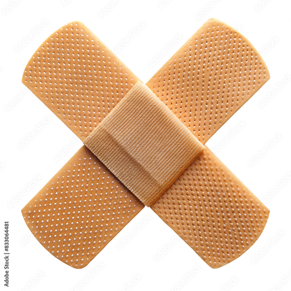 Adhesive Bandage isolated on white Adhesive Bandage isolated on white