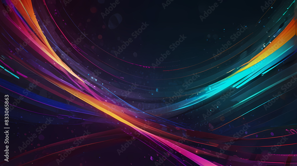 Light abstract background with swirling neon patterns Light abstract background with swirling neon patterns