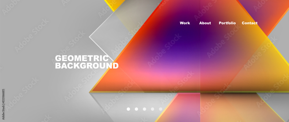 Gradient triangle geometric minimal wallpaper Gradient triangle geometric minimal wallpaper