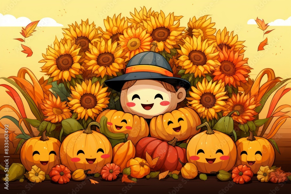 Harvest decorations - Generative AI Harvest decorations - Generative AI