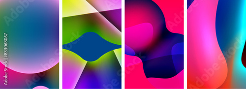 Abstract colors. Abstract backgrounds for wallpaper, business card, cover, poster, banner, brochure, header, website