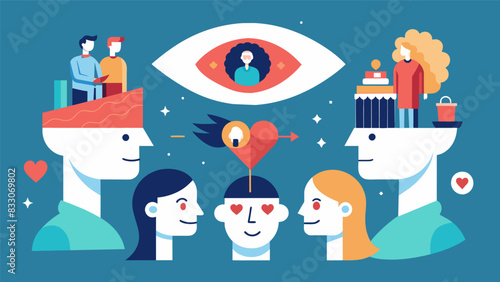 With each opening it reveals a new layer of intimacy and trust bringing the owner closer to their true self.. Vector illustration