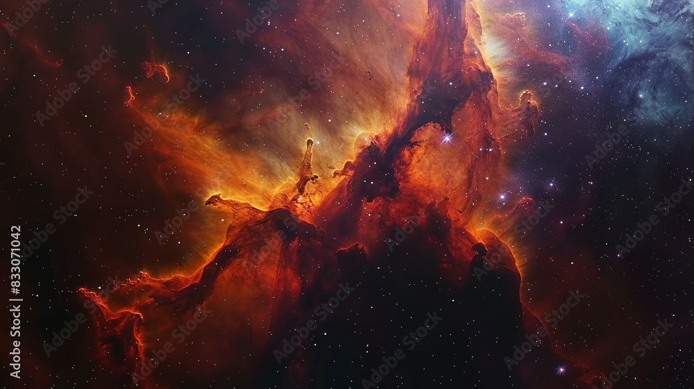 Deep Space Beauty: Astronaut on a Spacewalk Deep Space Beauty: Astronaut on a Spacewalk