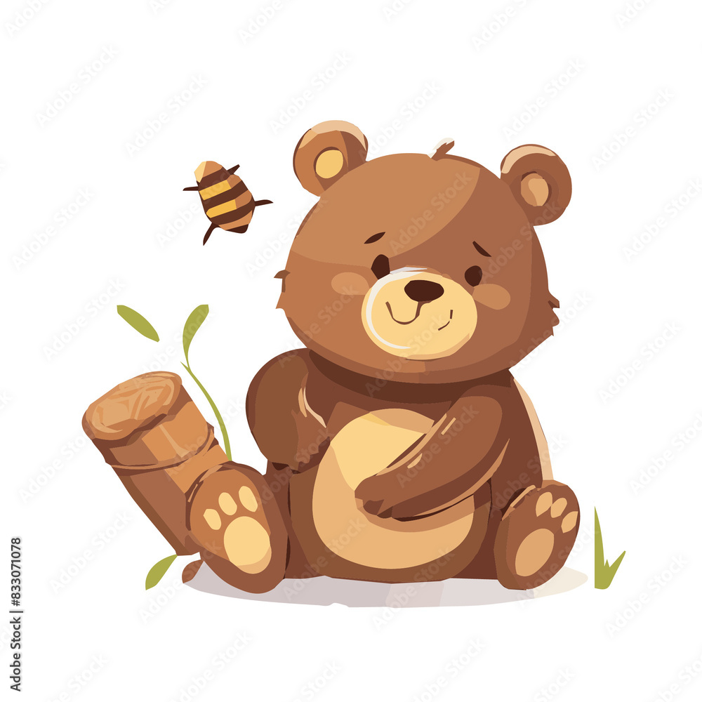 Fototapeta premium cute teddy bear vector