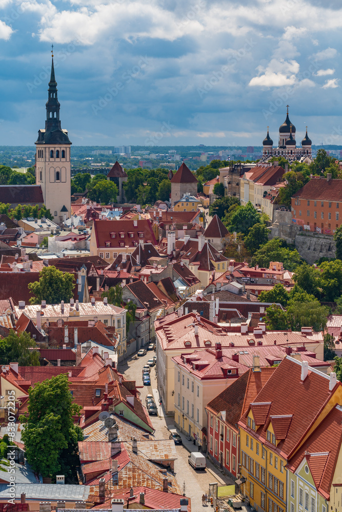 Obraz premium Old town of Tallinn in Estonia