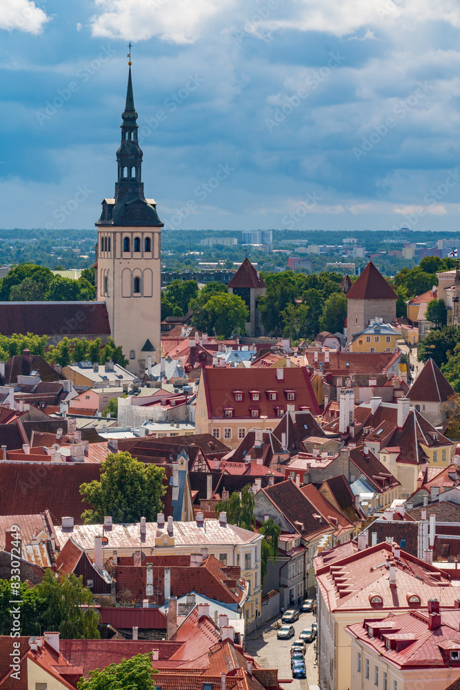 Obraz premium Old town of Tallinn in Estonia