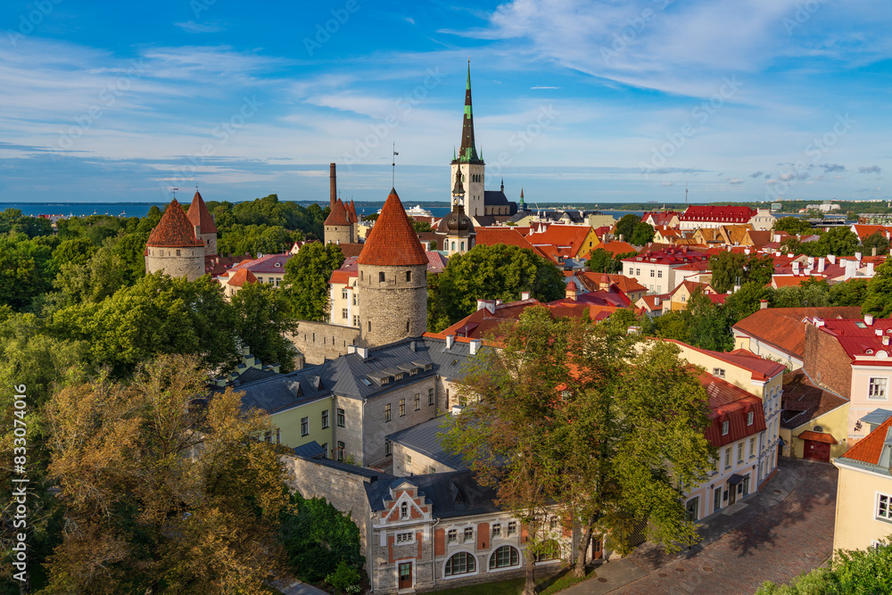 Obraz premium Old town of Tallinn in Estonia