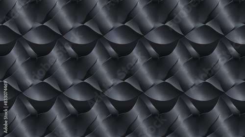 seamless pattern  dark grey and aluminum geometric design with a subtle gradient in the background 