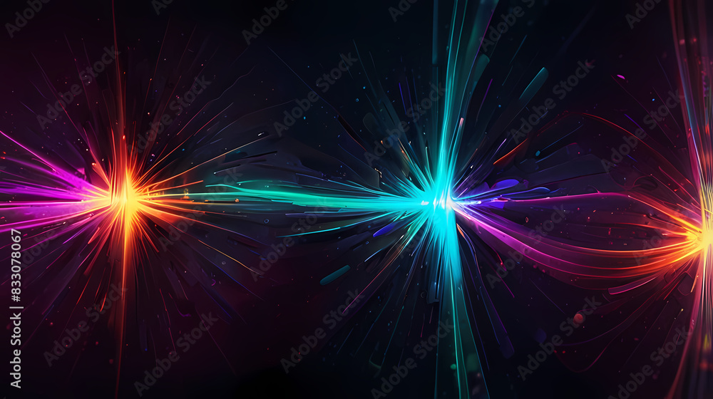 Light abstract background with swirling neon patterns Light abstract background with swirling neon patterns