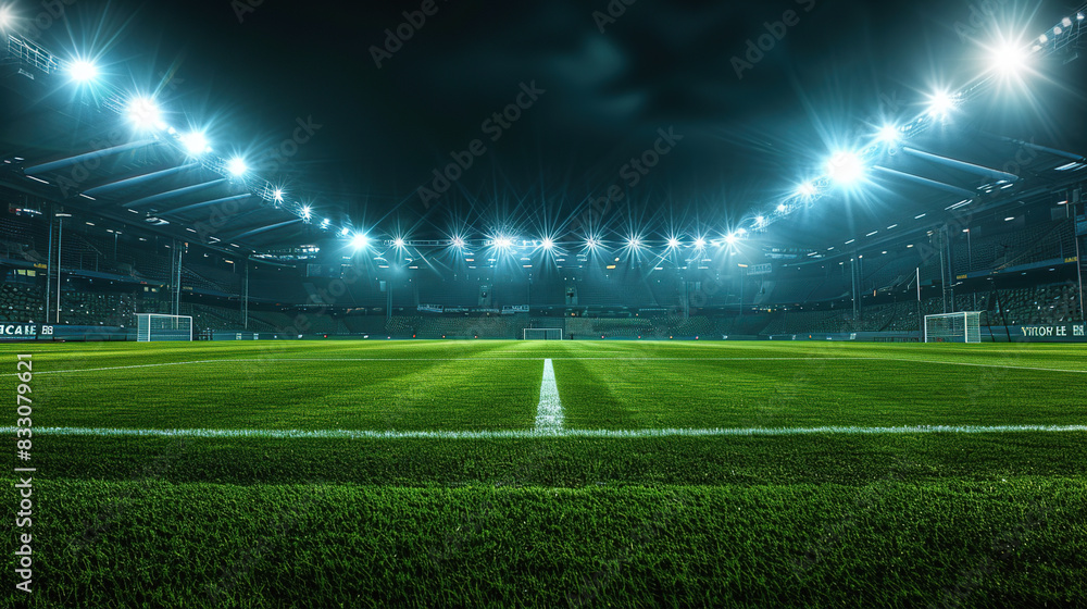 Soccer field grass close-up Soccer field grass close-up