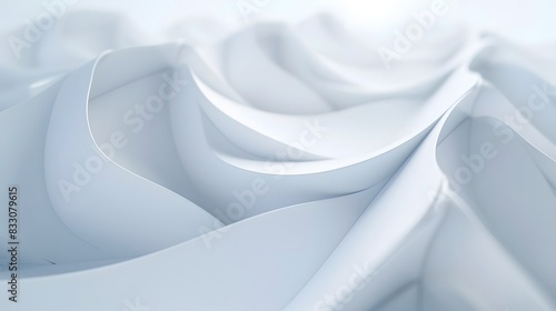 Clean and simple abstract design with a focus on white textured background photo