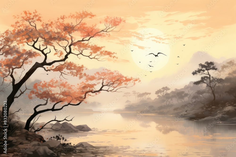 Foggy mornings - Generative AI Foggy mornings - Generative AI
