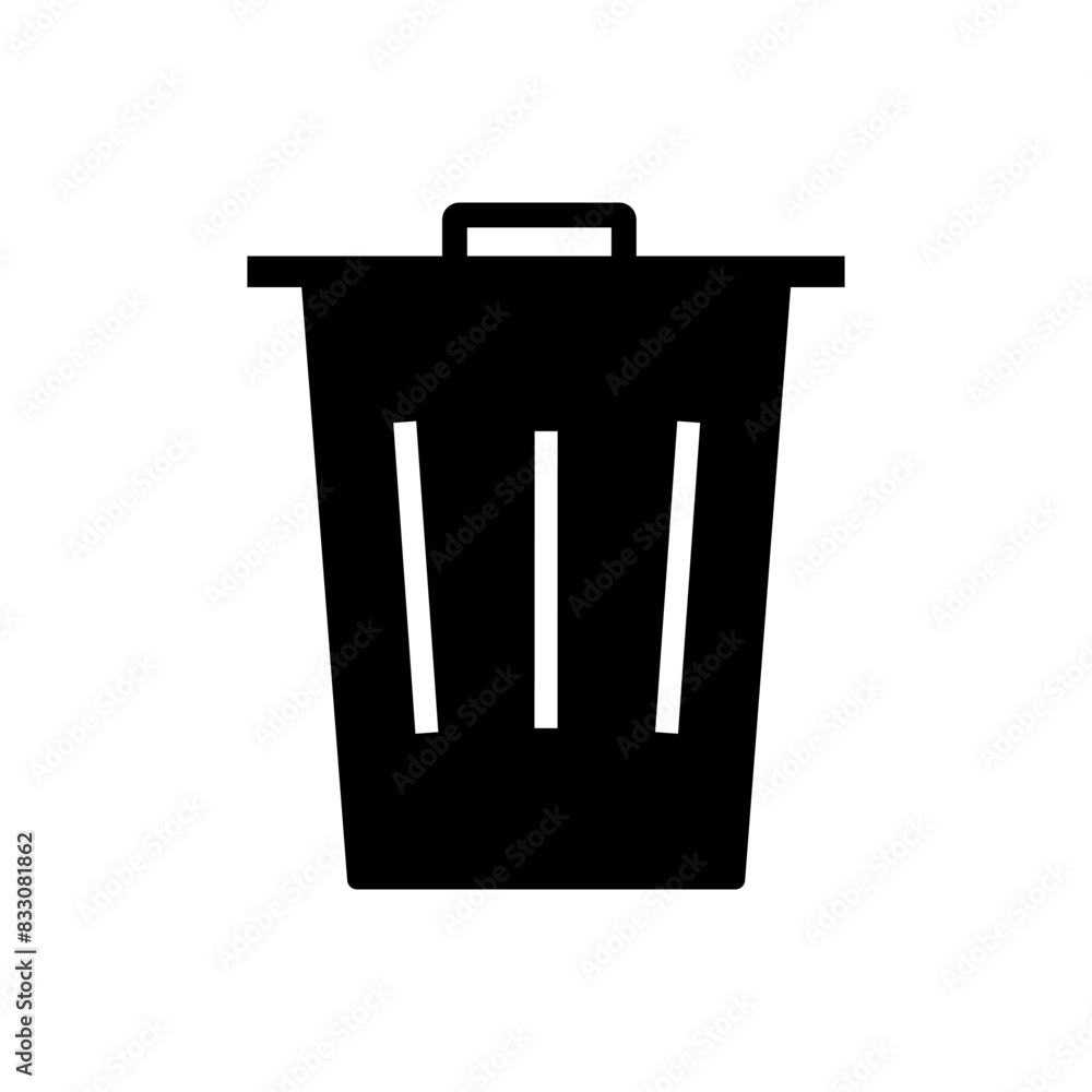 bin vector icon isolated white background bin vector icon isolated white background