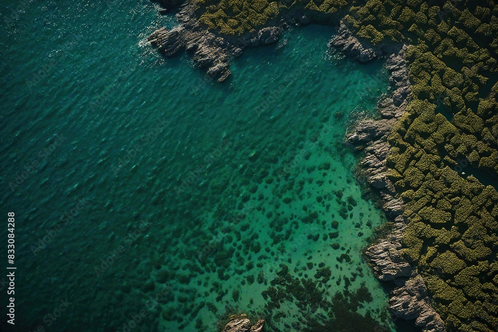 Fototapeta premium view of the sea