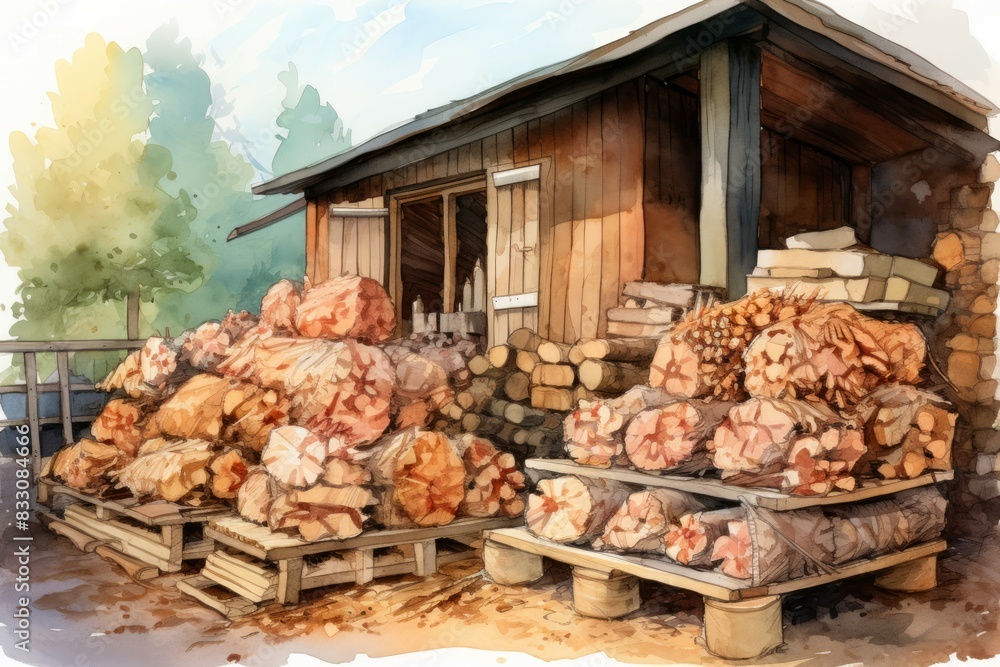 Woodpiles - Generative AI Woodpiles - Generative AI