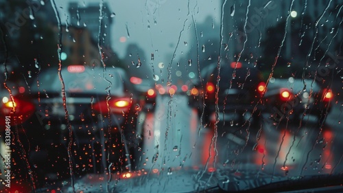 rainy highway.