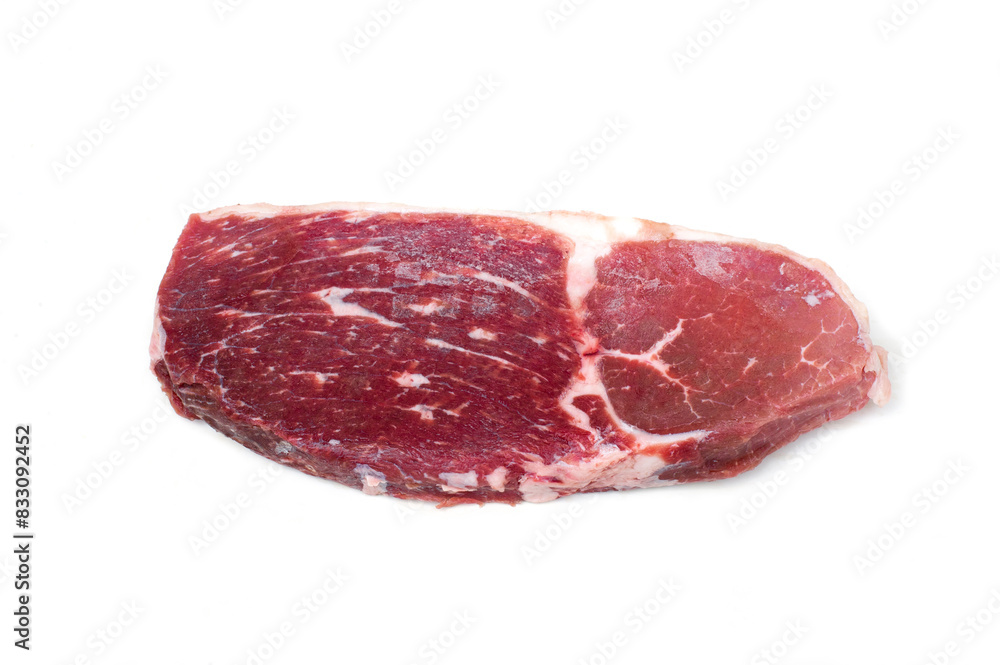 Fresh beef isolated on white background.Phon Yang Kham beef, Thailand Fresh beef isolated on white background.Phon Yang Kham beef, Thailand
