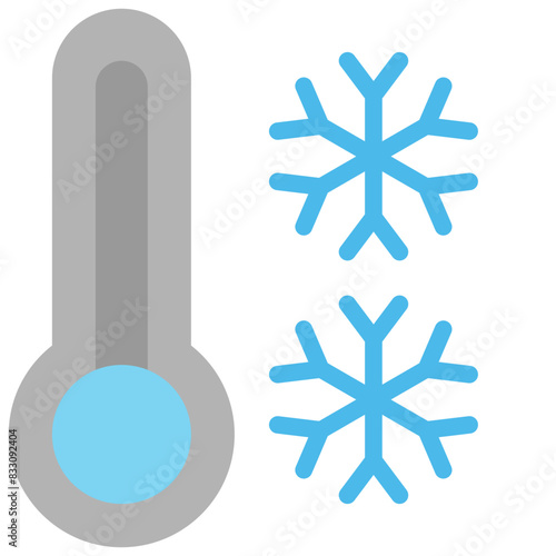 freezing flat icon