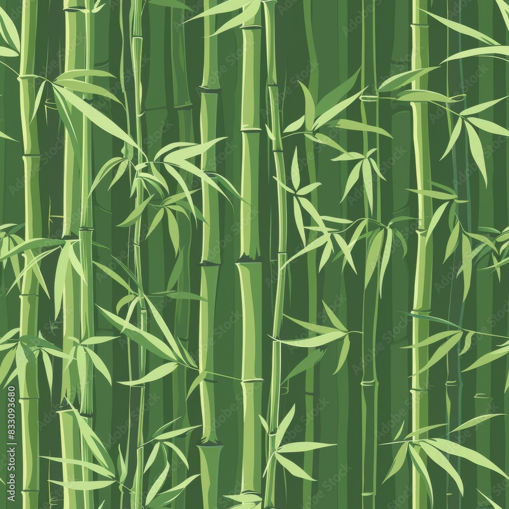 Fototapeta premium seamless pattern of bamboo stalks