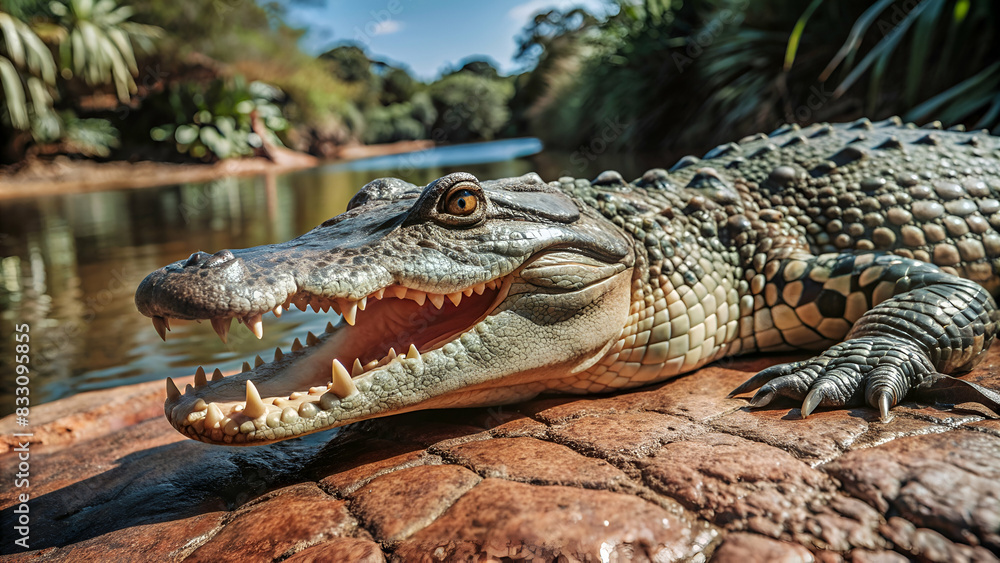 Obraz premium Saltwater Crocodile 