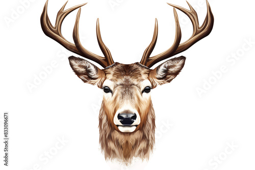 a deer with antlers