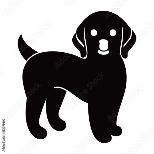 犬のシルエットです。