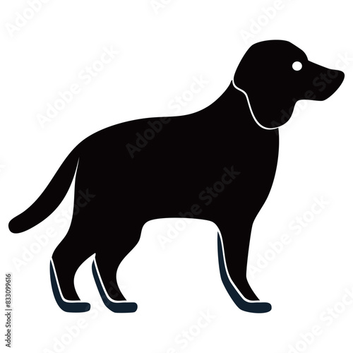犬のシルエットです。