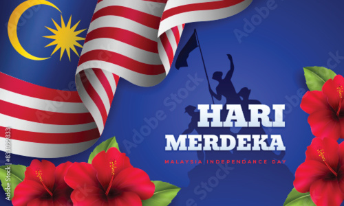 Hari Merdeka Background Design