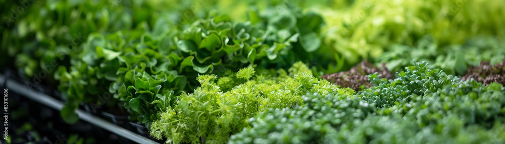 Hydroponic Lettuce Growing in Controlled Environment Hydroponic Lettuce Growing in Controlled Environment