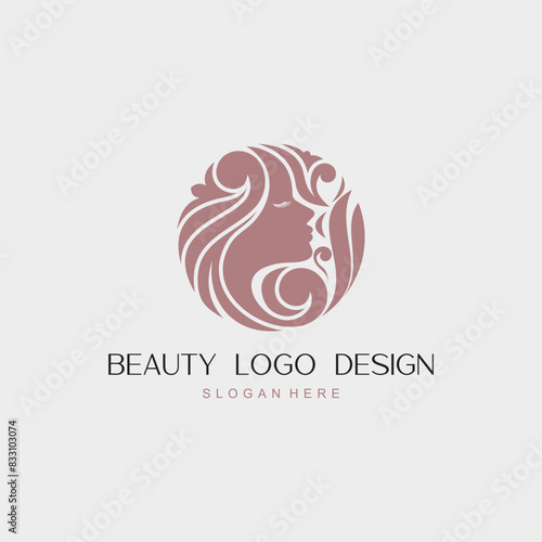 Beauty logo design vector editable eps 10