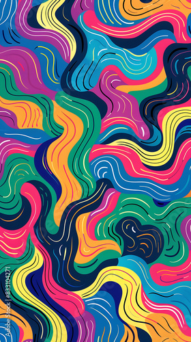 Wallpaper Mural Hypnotic phone background,  the wonder of staring at it, which can be used in a variety of graphic designs. Torontodigital.ca