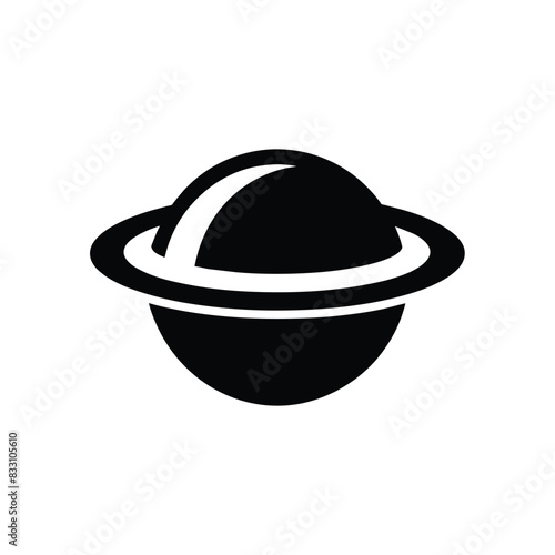 Planet logo design on a white background