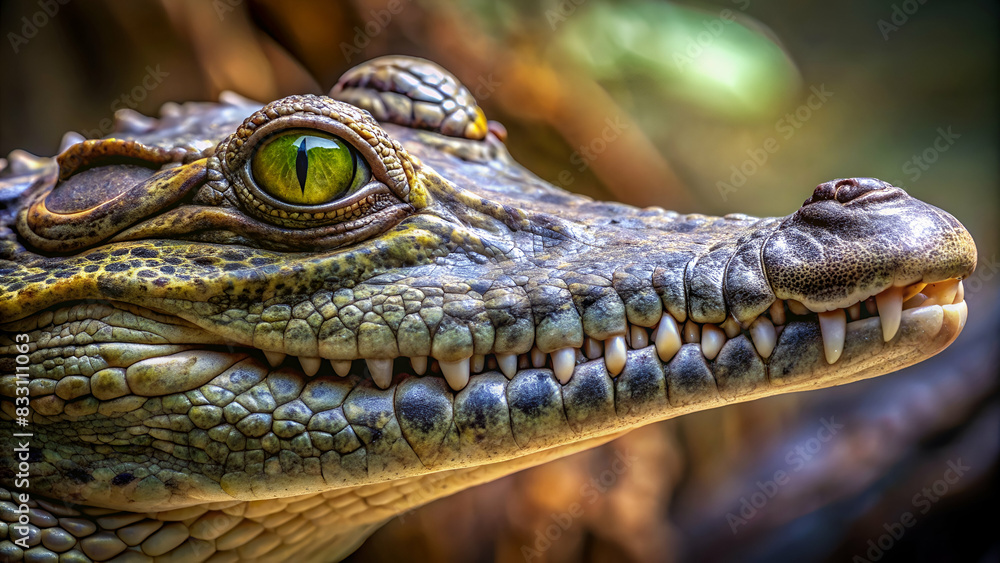 Fototapeta premium Head of a crocodile