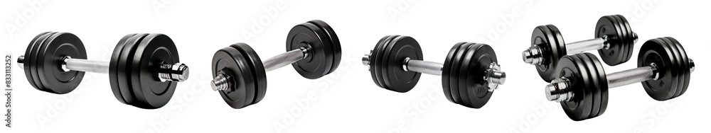 black dumbbell fitness equipment set black dumbbell fitness equipment set