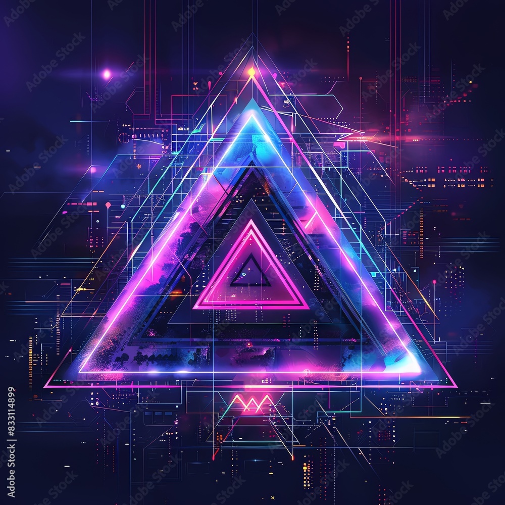 Documentary-style photograph of a logo for a developer platform organization within a large tech company in a modern synthwave style Documentary-style photograph of a logo for a developer platform organization within a large tech company in a modern synthwave style