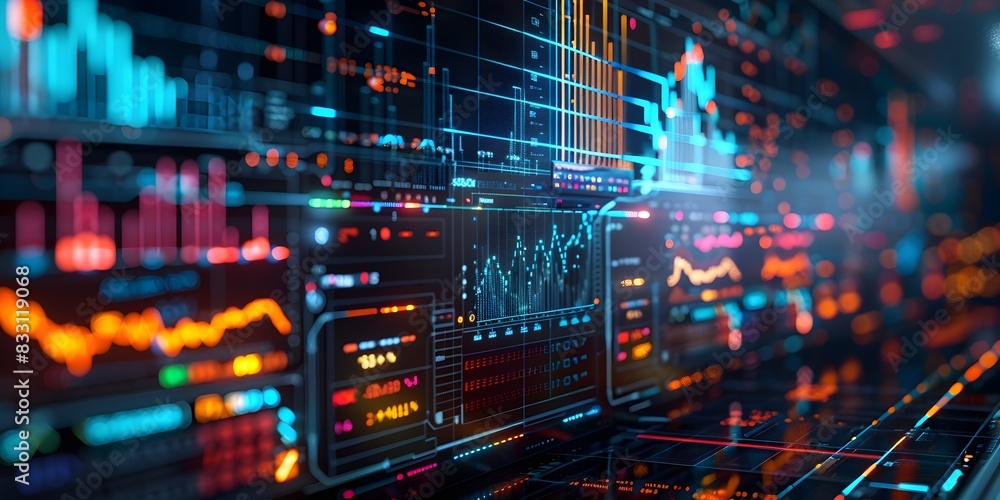 Vibrant Digital Dashboard for Tracking Investment Performance and Financial Planning Vibrant Digital Dashboard for Tracking Investment Performance and Financial Planning